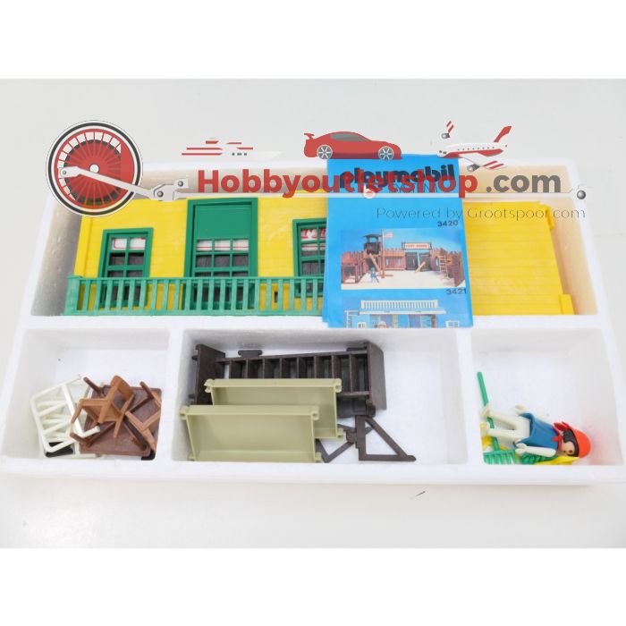 Playmobil 3426 Miner's Hotel compleet OVP #9948 - sku: 20260918010845 - Gebruikt - Zeer goede staat - Afbeelding 2