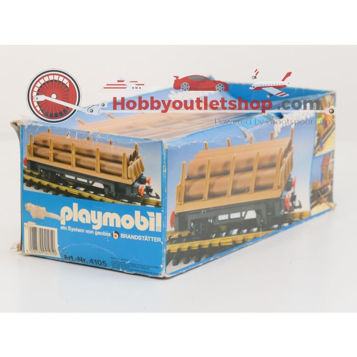 Playmobil 4105 rongenwagen met buizenlading OVP - sku: 20261008040520 - Gebruikt - Zeer goede staat - Afbeelding 5