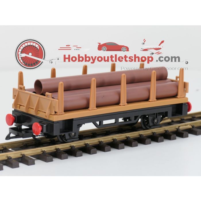 Playmobil 4105 rongenwagen met buizenlading OVP - sku: 20261008040520 - Gebruikt - Zeer goede staat - Afbeelding 3