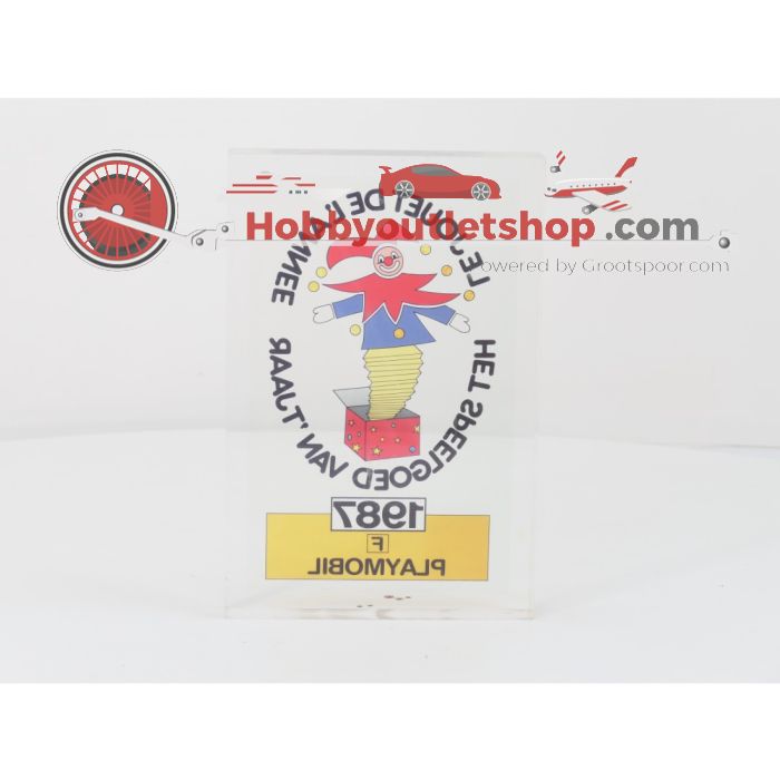 Playmobil transparante plaquette ‘Speelgoed van het Jaar 1987’ #9993 - sku: 20261016031040 - Gebruikt - Zo goed als nieuw - Afbeelding 3