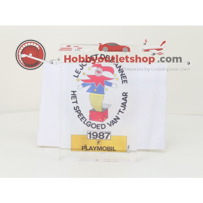 Playmobil transparante plaquette ‘Speelgoed van het Jaar 1987’ #9993 - sku: 20261016031040 - Gebruikt - Zo goed als nieuw - Afbeelding 5