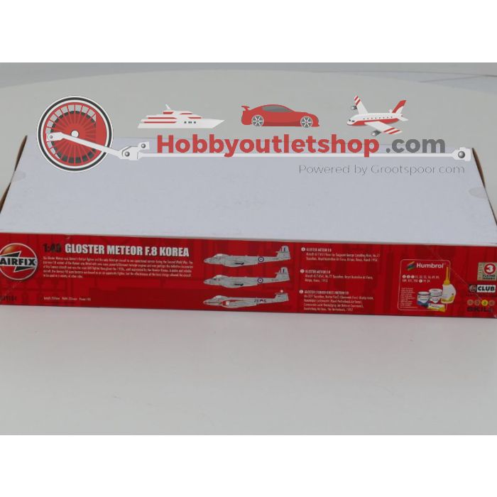 Schaal 1:48 Airfix A09184 Gloster meteor F.8 Korea #163 - sku: 20211022124923 - Used - Like new - Photo 2