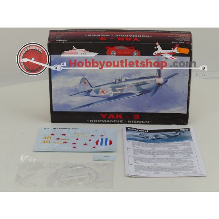Schaal 1:48 Hobbycraft 1576 1589 Eduard 8029 WWII Fighter, Interceptor, YAK-3 #169 - sku: 20211026121220 - Gebruikt - Goede staat - Afbeelding 6