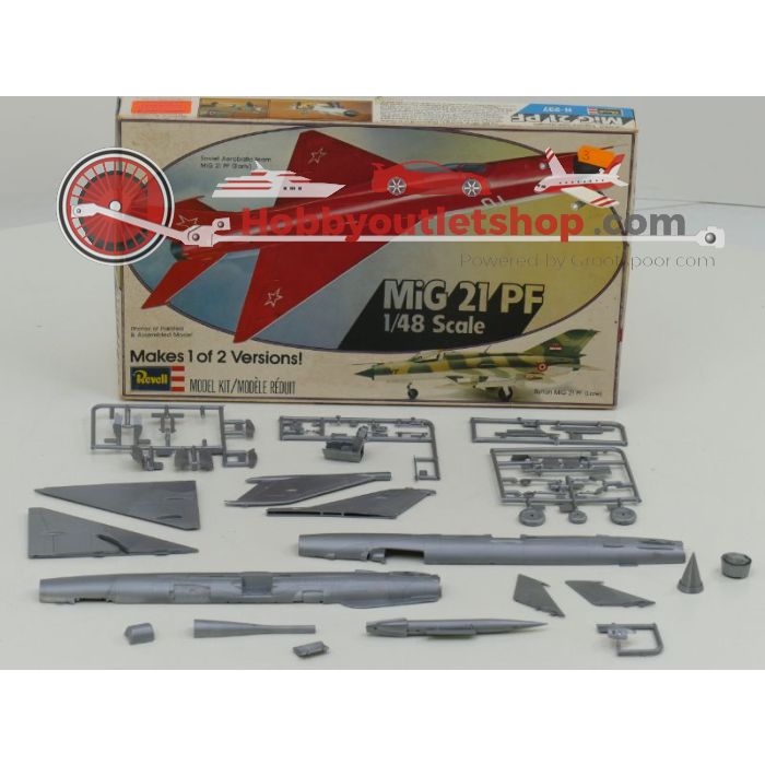 Schaal 1:48 Hobbycraft 1593 Revell H-237 MiG-17F + MiG 21 PF #174 - sku: 20211026023321 - Gebraucht - Guter Zustand - Bild 3