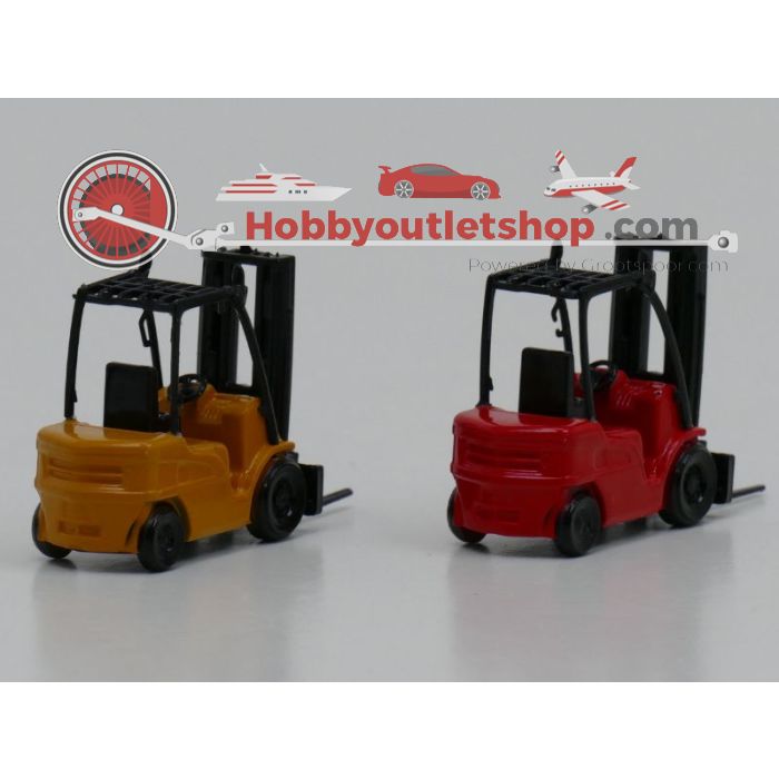 Schaal 00 B-T Models L14 Set van 2 vorkheftrucks #991 - sku: 20211029041115 - Gebruikt - Zo goed als nieuw - Afbeelding 2