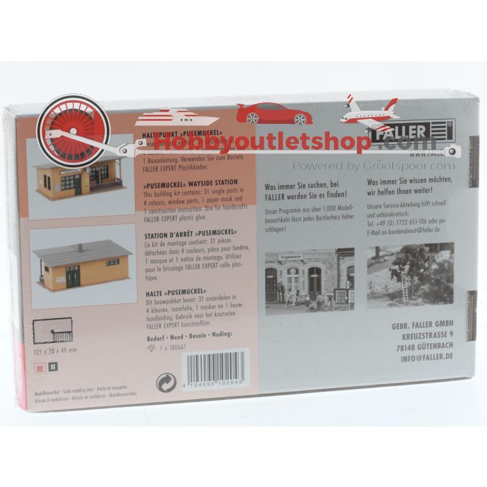 Schaal H0 Faller 110204 Halte "Pusemuckel" Bouwpakket #5332 - sku: 20240125113923 - Gebruikt - Nieuwstaat - Afbeelding 2