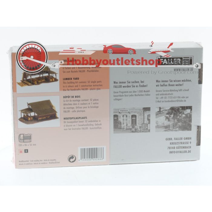 Schaal H0 Faller 130288 Houtopslag Bouwpakket #5333 - sku: 20240125115918 - Gebraucht - Neuer Zustand - Bild 2