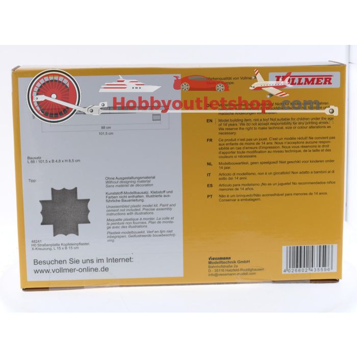 Schaal H0 Vollmer 43559 Perron Baden-Baden Bouwpakket #5338 - sku: 20240125032332 - Nieuw - Afbeelding 2