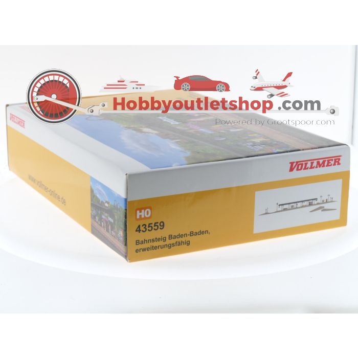 Schaal H0 Vollmer 43559 Perron Baden-Baden Bouwpakket #5338 - sku: 20240125032332 - Nieuw - Afbeelding 3