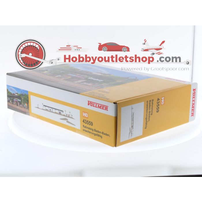 Schaal H0 Vollmer 43559 Perron Baden-Baden Bouwpakket #5338 - sku: 20240125032332 - Nieuw - Afbeelding 4