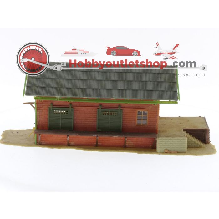 Schaal H0 Pola 542 en Faller 120154 Goederenloods Set #5434 - sku: 20240301041155 - Gebraucht - Guter Zustand - Bild 11
