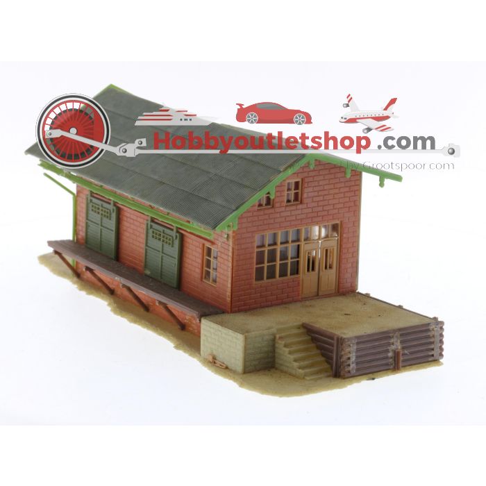 Schaal H0 Pola 542 en Faller 120154 Goederenloods Set #5434 - sku: 20240301041155 - Gebraucht - Guter Zustand - Bild 12