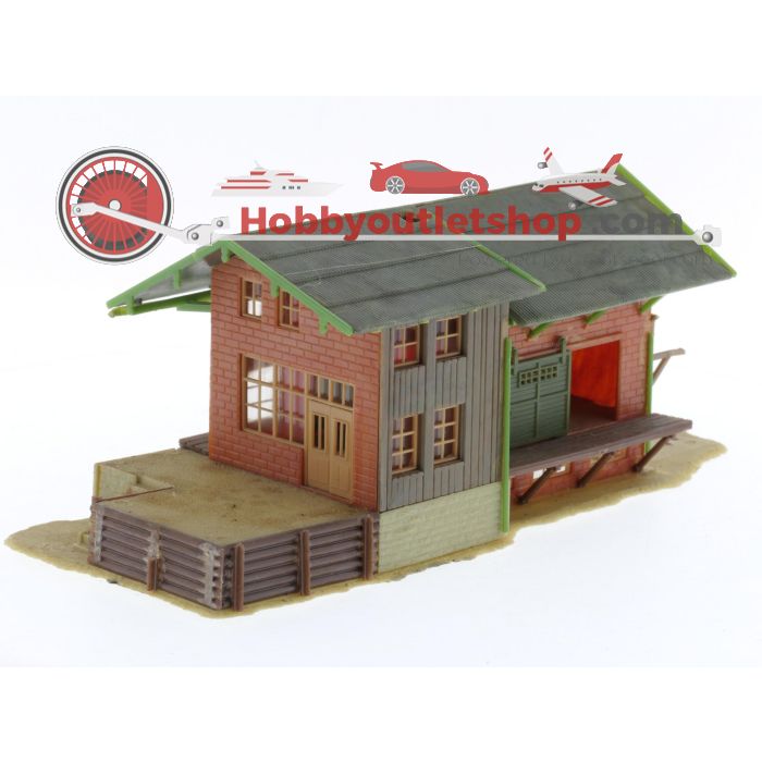 Schaal H0 Pola 542 en Faller 120154 Goederenloods Set #5434 - sku: 20240301041155 - Gebraucht - Guter Zustand - Bild 13