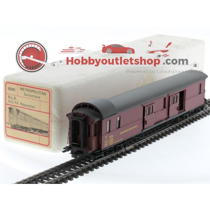 Schaal H0 Metropolitan 6040 Onderhoudswagon RIC F4 Réparation Van De BLS #P133 - sku: 20240309010833 - Gebraucht - Wie Neu - Bild 8