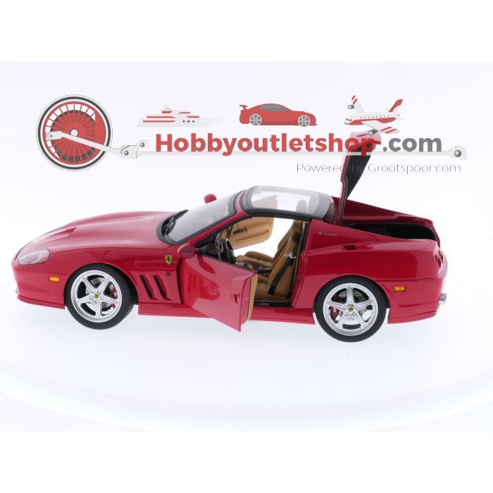 Schaal 1:18 Hot Wheels C7522 Elite 2005 Ferrari SuperAmerica 575M Maranello LE Rosso Corsa #3427 - sku: 20240321041412 - Used - Very good condition - Photo 10