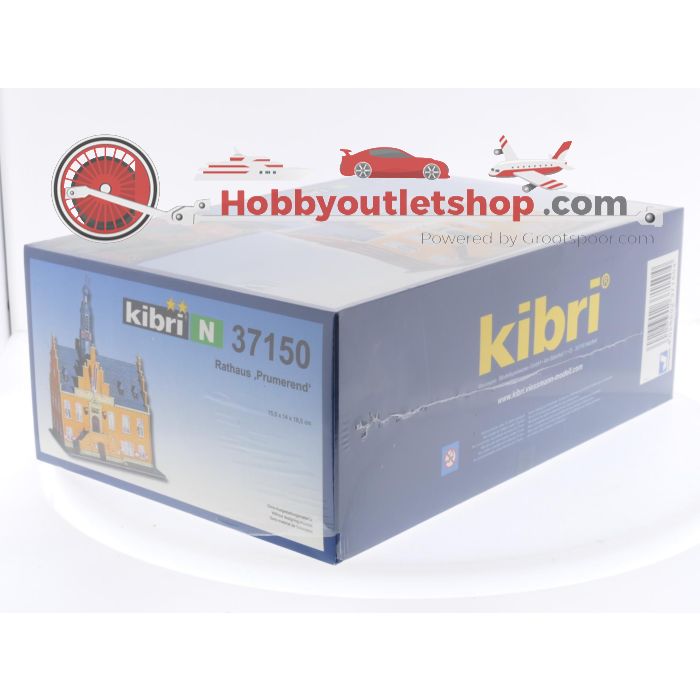 Schaal N Kibri 37150 raadhuis "Purmerend" met set van 9 voertuigen #5517 - sku: 20240409112725 - Gebruikt - Zo goed als nieuw - Afbeelding 2