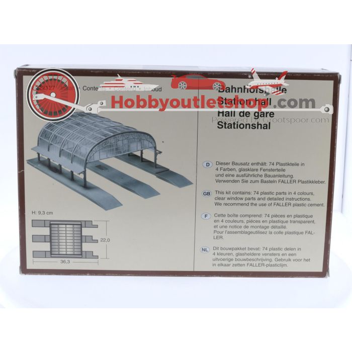 Schaal N Faller 222127 stationshal met faller 155614, Noch 36265 en 36563 figuren #5532 - sku: 20240411113453 - Gebraucht - Wie Neu - Bild 5