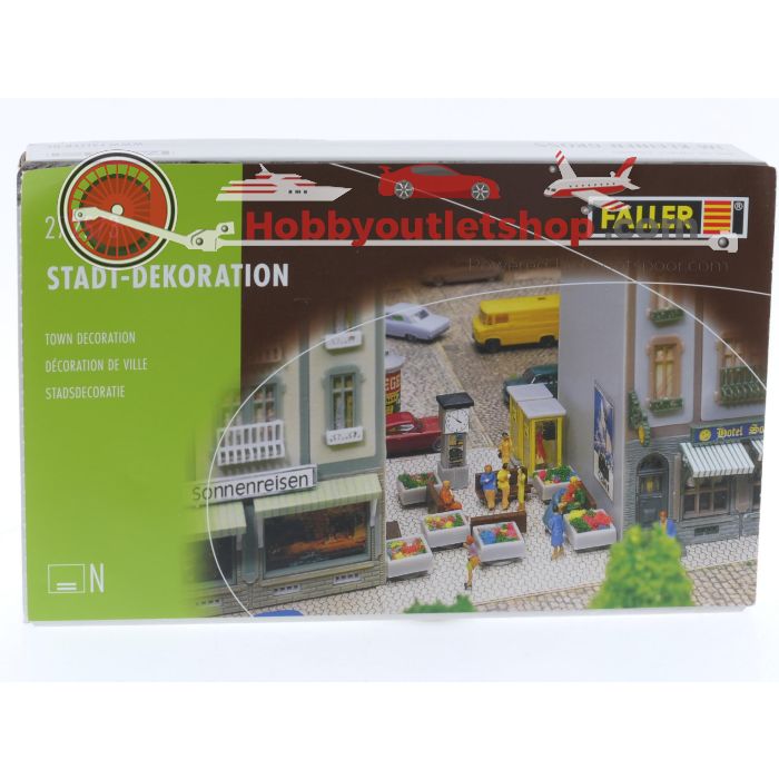 Schaal N Faller 272573 Stadsdecoratie met Noch 36218 reizigers #5538 - sku: 20240411034106 - Used - Like new - Photo 2