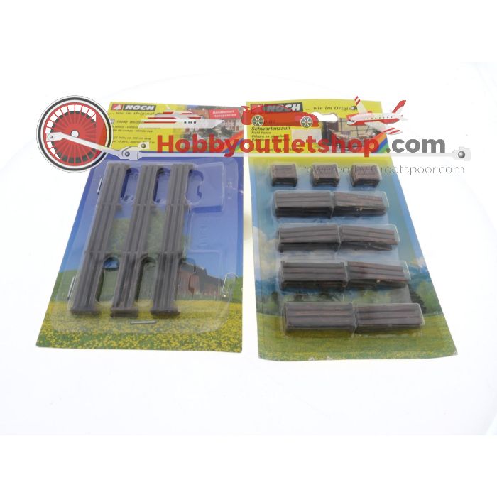 Schaal N Noch 13020, 13040, 13070 en 2 x 13080 5-delige hekwerk set #5544 - sku: 20240416094247 - Used - Like new - Photo 3