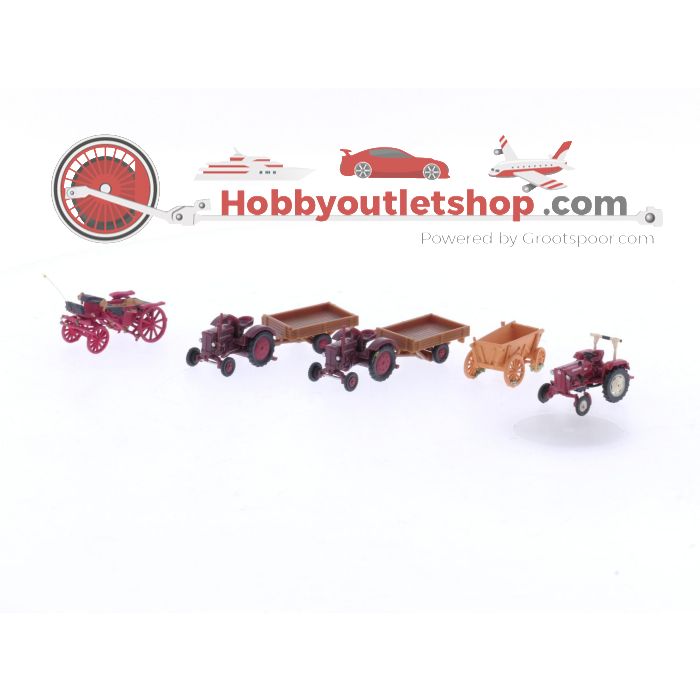 Schaal N Faller 232360 boerenhoeve met 2 x Noch 36624 figurenset, Preiser 9160 en assortiment figuren en tractoren #5555 - sku: 20240417115703 - Gebraucht - Wie Neu - Bild 4
