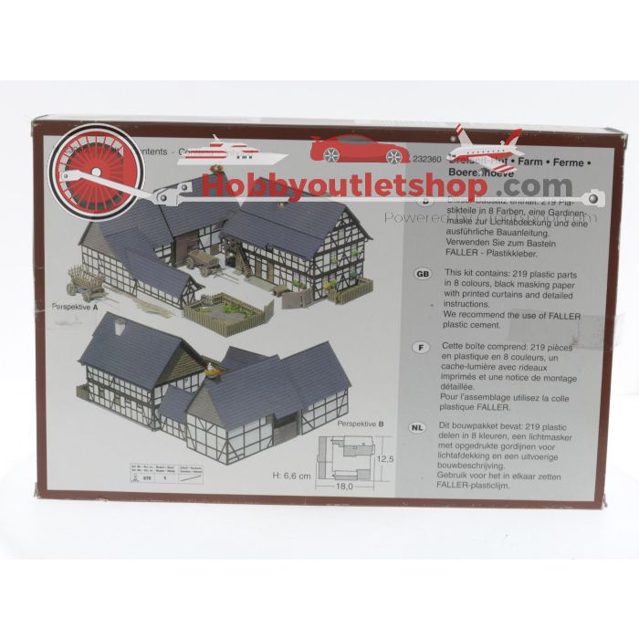 Schaal N Faller 232360 boerenhoeve met 2 x Noch 36624 figurenset, Preiser 9160 en assortiment figuren en tractoren #5555 - sku: 20240417115703 - Gebraucht - Wie Neu - Bild 14