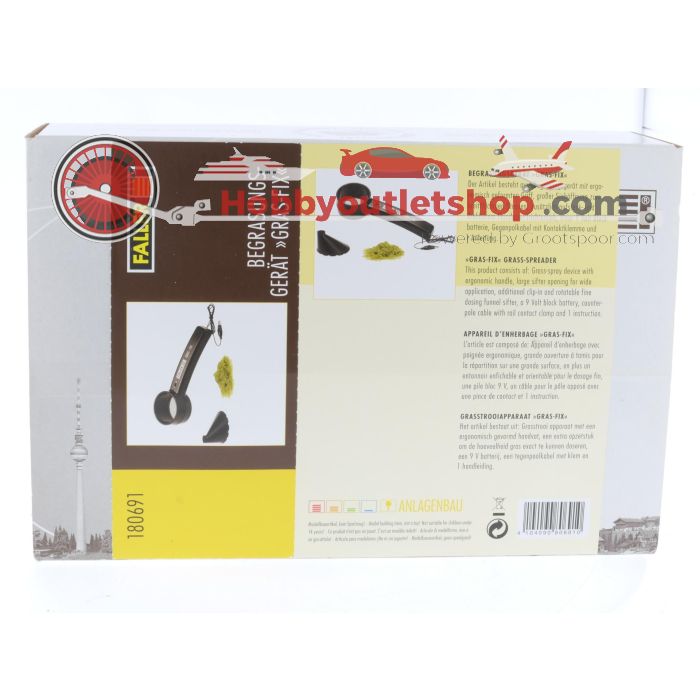 Schalen H0, TT, N en Z Faller 180691 grasstrooiapparaat Gras-Fix met Busch 7372 wildgras en Noch 08340 weide gras #5556 - sku: 20240417020734 - Gebraucht - Wie Neu - Bild 2