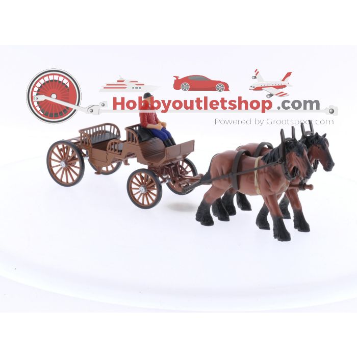 Schaal 1:32 Siku 4671 Carriage with Horses #4020 - sku: 20240419090146 - Used - Very good condition - Photo 3