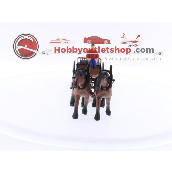 Schaal 1:32 Siku 4671 Carriage with Horses #4020 - sku: 20240419090146 - Used - Very good condition - Photo 4