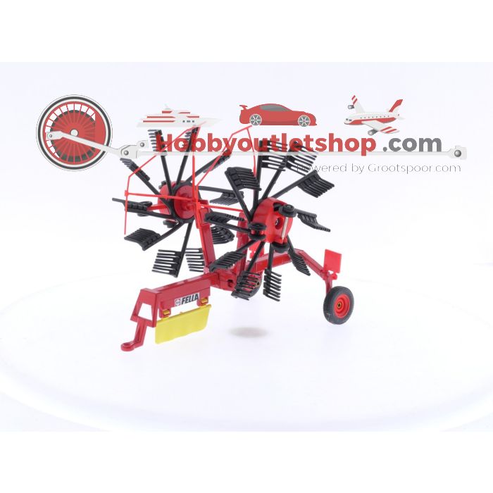 Schaal 1:32 Siku 3469 Schlüter Super 1250 VL + Siku 2451 - Dubbele hooihark #4024 - sku: 20240419110721 - Used - Like new - Photo 10