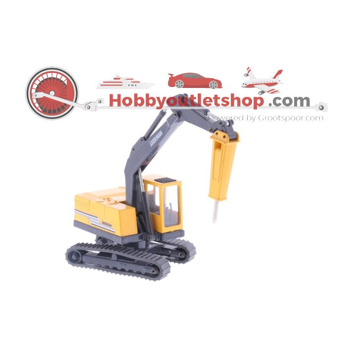 Schaal 1:50 JOAL - 249 Akerman EC200/EW200 Boorkop  (Geel/Zwart) #4092 - sku: 20240502100444 - Sehr guter Zustand - Bild 4