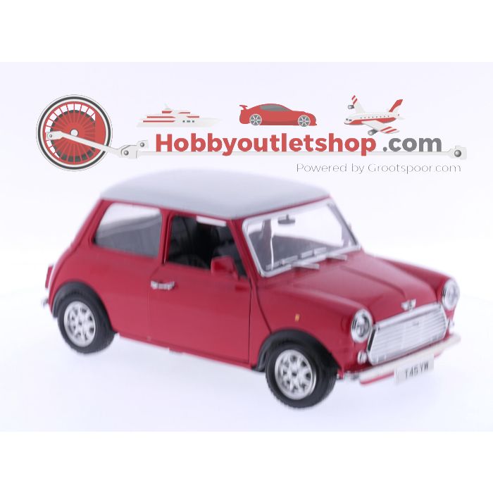 Schaal 1:16 Bburago gold 3309 Mini cooper 1960 rosso Made in italy #4264 - sku: 20240611032846 - Gebruikt - Zeer goede staat - Afbeelding 5