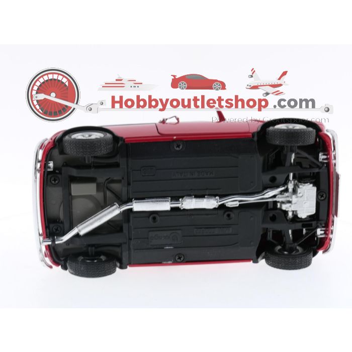 Schaal 1:16 Bburago gold 3309 Mini cooper 1960 rosso Made in italy #4264 - sku: 20240611032846 - Gebruikt - Zeer goede staat - Afbeelding 6