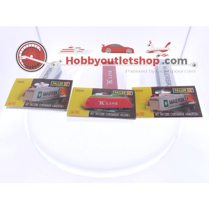 Schaal H0 Faller containers set 2 met 180840, 180840 & 180848 #5742 - sku: 20240619021918 - Gebraucht - Wie Neu - Bild 4