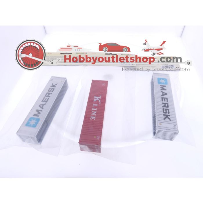 Schaal H0 Faller containers set 2 met 180840, 180840 & 180848 #5742 - sku: 20240619021918 - Gebraucht - Wie Neu - Bild 2