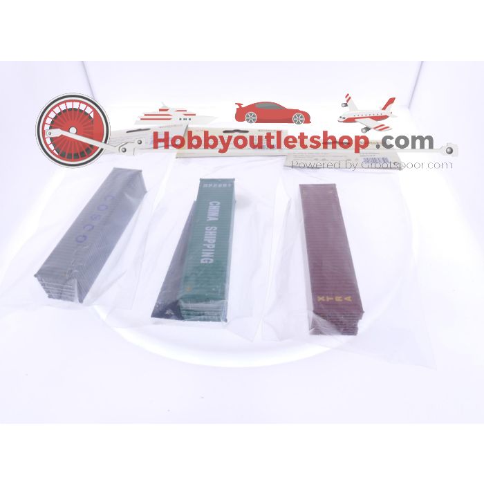 Schaal H0 Faller containers set 3 met 180844, 180845 & 180850 #5743 - sku: 20240619025057 - Used - Like new - Photo 2