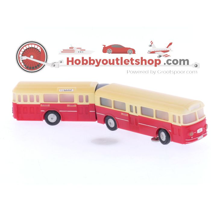 Schaal H0 Eheim 6105 gelede bus als voertuig op de weg crème-rood #5880 - sku: 20240814121931 - Gebruikt - Zeer goede staat - Afbeelding 4