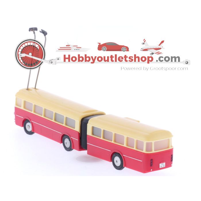Schaal H0 Eheim 6104 (Brawa) gelede bus crème-rood #5885 - sku: 20240815101939 - Gebruikt - Zeer goede staat - Afbeelding 2