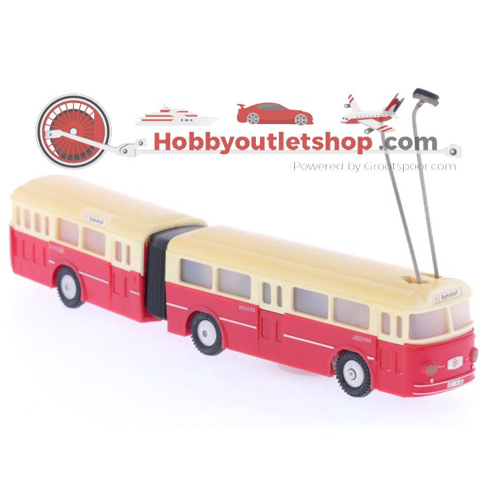 Schaal H0 Eheim 6104 (Brawa) gelede bus crème-rood #5885 - sku: 20240815101939 - Gebruikt - Zeer goede staat - Afbeelding 5