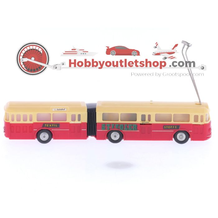 Schaal H0 Eheim 6104 (Brawa) gelede bus crème-rood #5886 - sku: 20240815104308 - Gebruikt - Zeer goede staat - Afbeelding 4