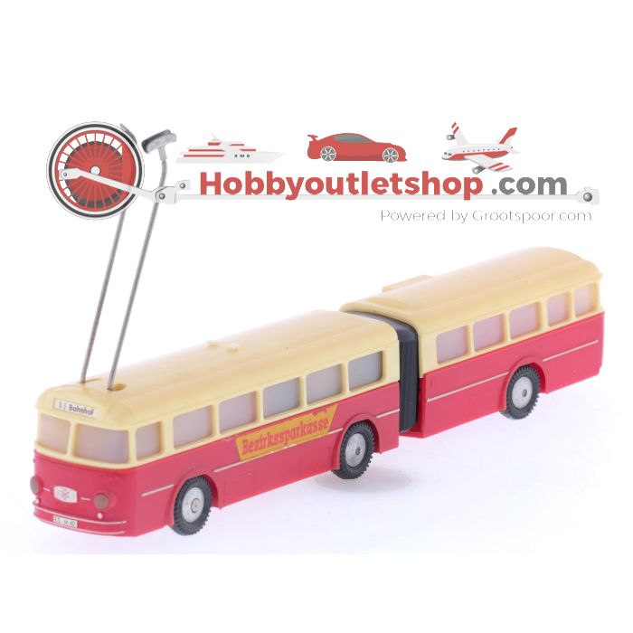 Schaal H0 Eheim 6104 (Brawa) gelede bus crème-rood #5886 - sku: 20240815104308 - Gebruikt - Zeer goede staat - Afbeelding 6