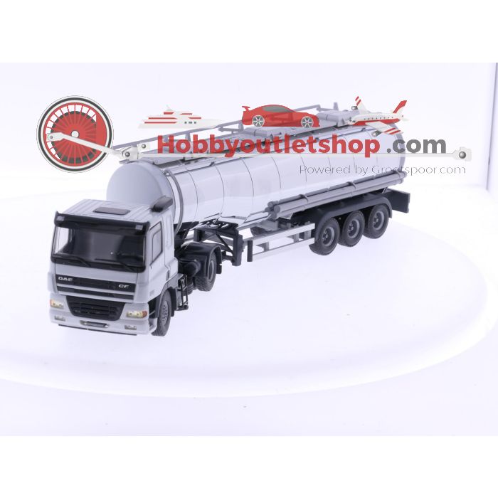 Schaal 1:50 Tekno DAF CF Comfort Cab 4x2 trekker met RVS zwanenhals tankoplegger #6085 - sku: 20240815035052 - Used - Like new - Photo 2