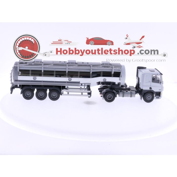 Schaal 1:50 Tekno DAF CF Comfort Cab 4x2 trekker met RVS zwanenhals tankoplegger #6085 - sku: 20240815035052 - Used - Like new - Photo 7