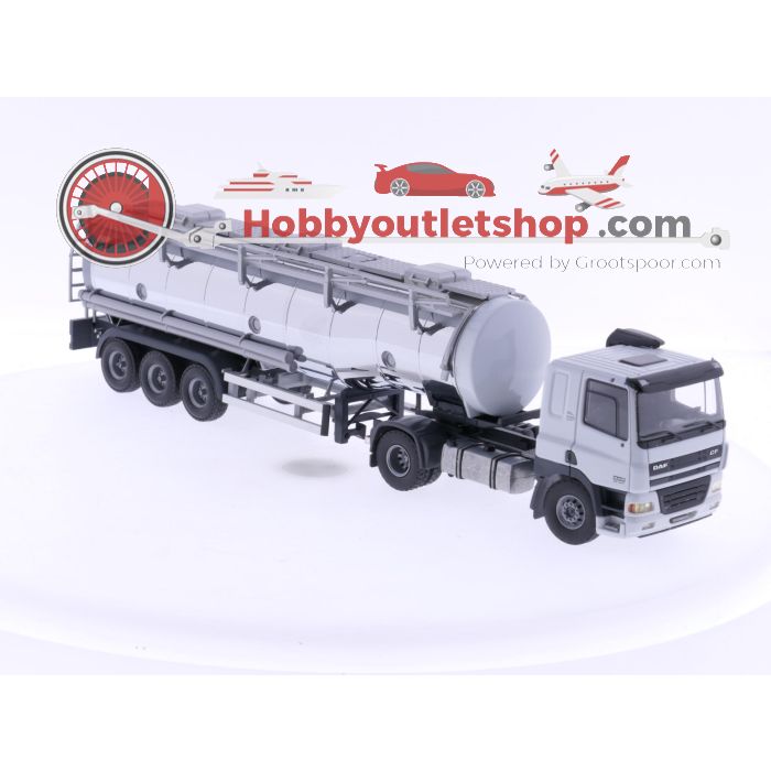 Schaal 1:50 Tekno DAF CF Comfort Cab 4x2 trekker met RVS zwanenhals tankoplegger #6085 - sku: 20240815035052 - Used - Like new - Photo 8
