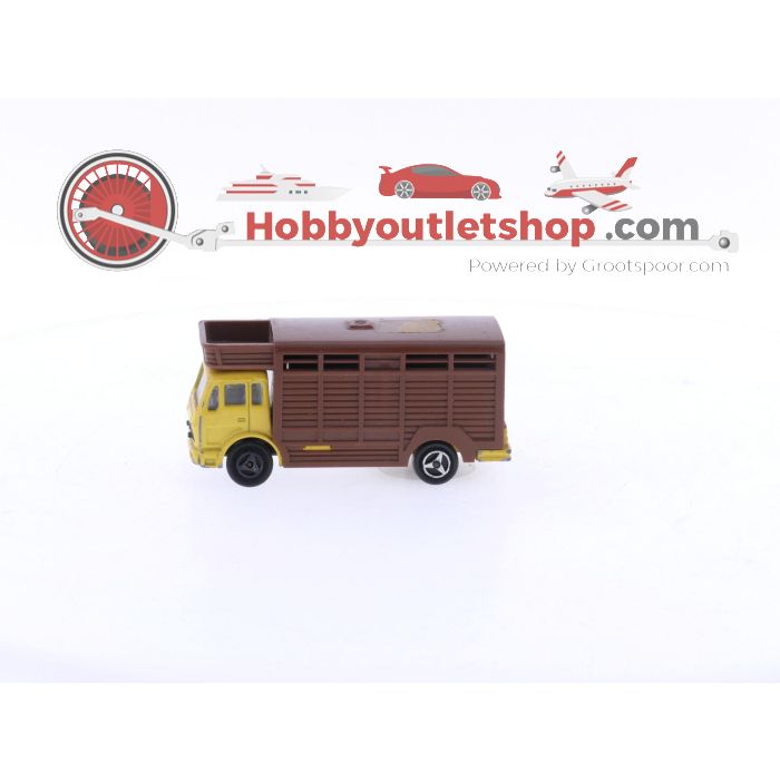 Schaal 1:100 2x Majorette Mercedes Benz 254 Dallas Ewing Horse Cattle Truck. #6108 - sku: 20240820014647 - Used - Reasonable condition - Photo 3
