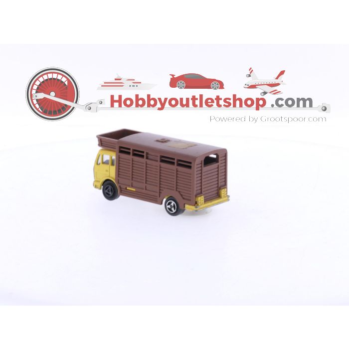 Schaal 1:100 2x Majorette Mercedes Benz 254 Dallas Ewing Horse Cattle Truck. #6108 - sku: 20240820014647 - Used - Reasonable condition - Photo 4