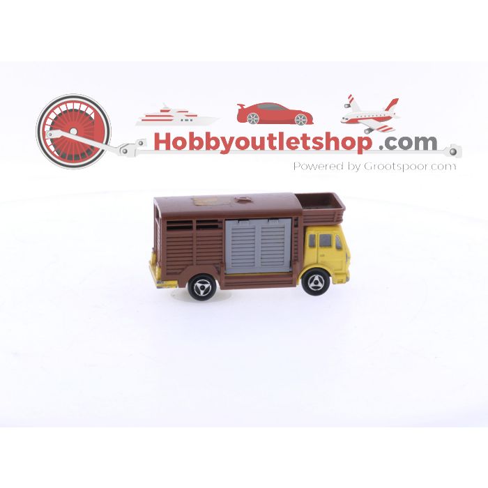 Schaal 1:100 2x Majorette Mercedes Benz 254 Dallas Ewing Horse Cattle Truck. #6108 - sku: 20240820014647 - Used - Reasonable condition - Photo 6