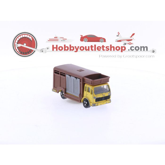 Schaal 1:100 2x Majorette Mercedes Benz 254 Dallas Ewing Horse Cattle Truck. #6108 - sku: 20240820014647 - Used - Reasonable condition - Photo 11