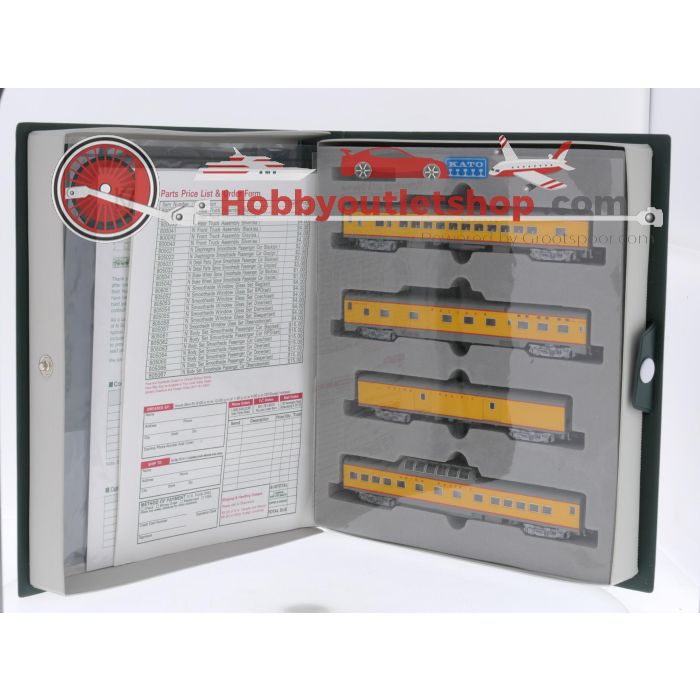 Schaal N Kato #106-024 set van 4 gladde personenwagens van de UP #5945 - sku: 20240910012141 - Gebruikt - Zo goed als nieuw - Afbeelding 20