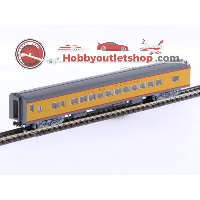 Schaal N Kato #106-024 set van 4 gladde personenwagens van de UP #5945 - sku: 20240910012141 - Gebruikt - Zo goed als nieuw - Afbeelding 3