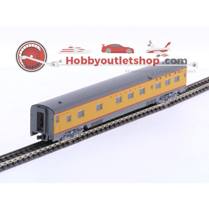 Schaal N Kato #106-024 set van 4 gladde personenwagens van de UP #5945 - sku: 20240910012141 - Gebruikt - Zo goed als nieuw - Afbeelding 7
